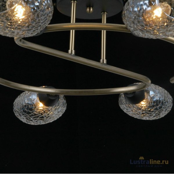 Люстра на штанге Illumico IL0300-8CSQ-79 BK AB