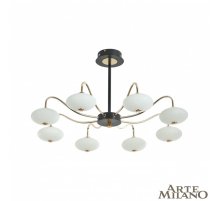 Люстра на штанге Arte Milano 273908/8 BK/GD