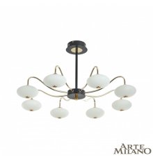 Люстра на штанге Arte Milano 273908/8 BK/GD