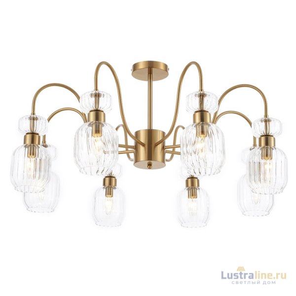 Люстра на штанге Escada Gloss 1141/8PL Clear