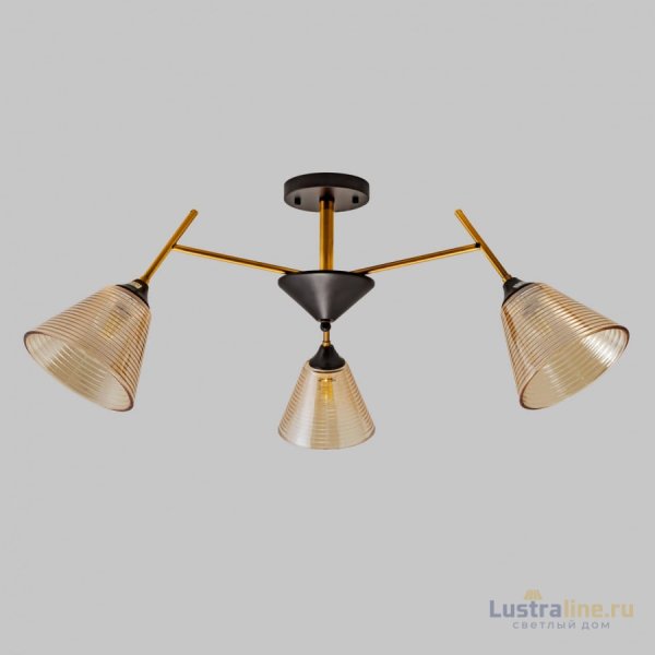 Люстра на штанге IMEX MD.4250-3-S-COP+BK