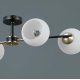 Люстра на штанге Illumico IL0469-4CSQ-24 BK AB LIBRA