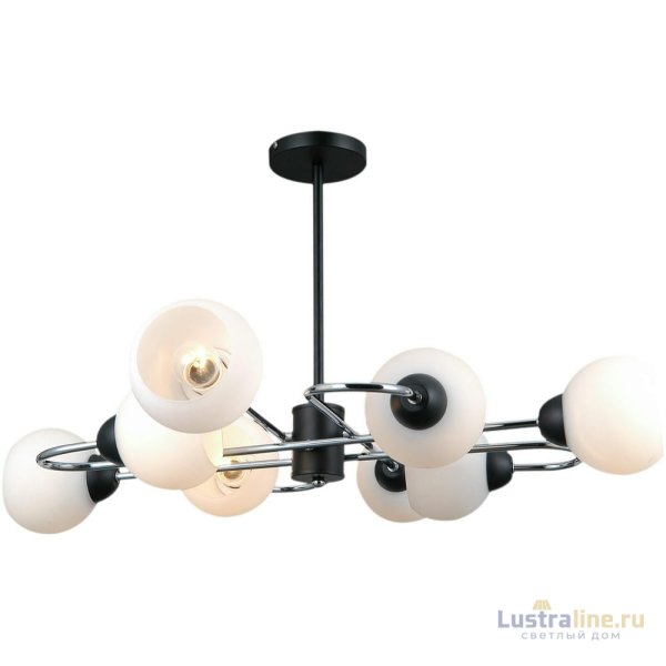 Люстра на штанге Illumico IL0451-8PCSQ-79 BK