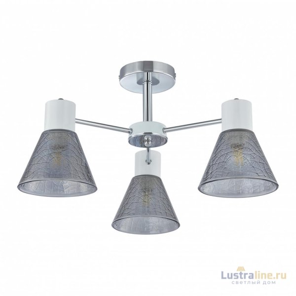 Люстра на штанге Arte Milano Napoli 322408/3 CR+WH Люстра на штанге Arte Milano Napoli 322408/3 CR+WH