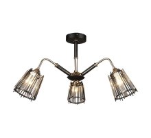 Люстра на штанге IMEX MD.4050-3-S BK+FGD Люстра на штанге IMEX MD.4050-3-S BK+FGD