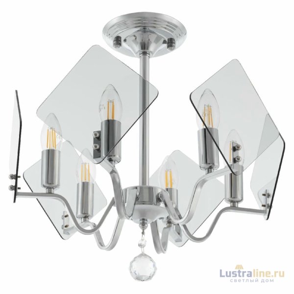 Люстра на штанге Arte Milano Sorrento 375309/6/400 CR Люстра на штанге Arte Milano Sorrento 375309/6/400 CR