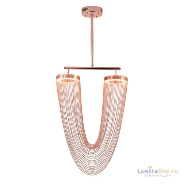 Люстра на штанге Delight Collection Otero 8608P copper