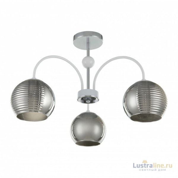 Люстра на штанге Arte Milano Napoli 320719/3 CR+WH Люстра на штанге Arte Milano Napoli 320719/3 CR+WH