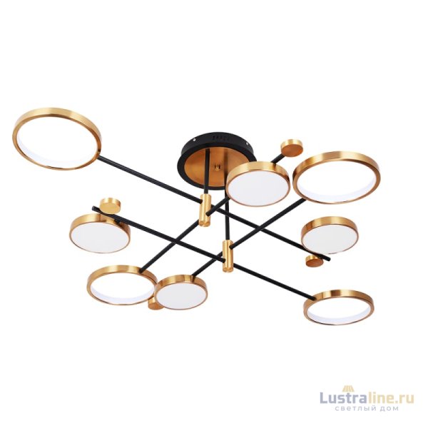 Люстра на штанге Arte Lamp Holly A1364PL-8PB Люстра на штанге Arte Lamp Holly A1364PL-8PB