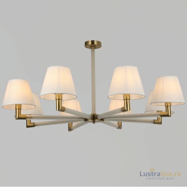Люстра на штанге Illumico IL0501-8P-79 BRASS