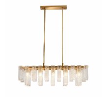 Люстра на штанге Indigo Brina 12027/10PL Brass V000367