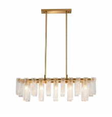 Люстра на штанге Indigo Brina 12027/10PL Brass V000367