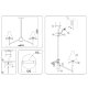 Люстра на штанге Ambrella Light High Light Modern LH57133