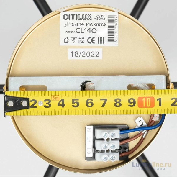 Люстра на штанге Citilux Бертон CL140181