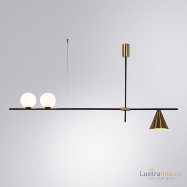 Люстра на штанге Arte Lamp Jacob A7029PL-3BK Люстра на штанге Arte Lamp Jacob A7029PL-3BK