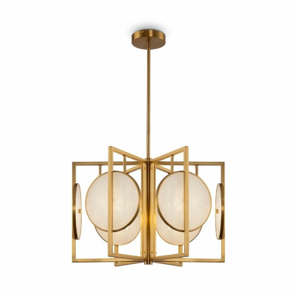 Люстра на штанге Maytoni Marmo MOD099PL-06G