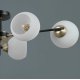 Люстра на штанге Illumico IL0469-6CSQ-24 BK AB LIBRA