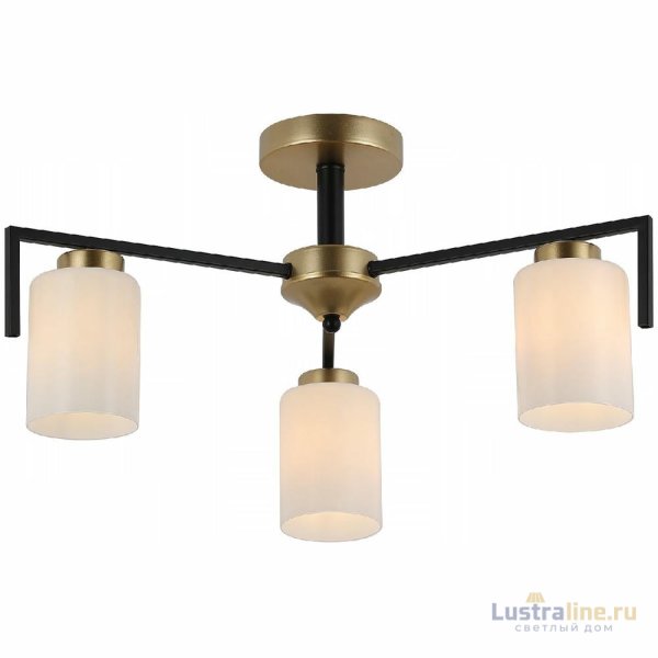 Люстра на штанге Illumico IL8250-3COU-79 BK GD Dora