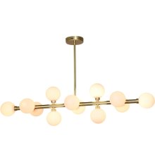 Люстра на штанге iLamp Golden 712P/12 GL-WH