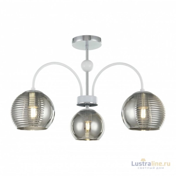 Люстра на штанге Arte Milano Napoli 320719/3 CR+WH Люстра на штанге Arte Milano Napoli 320719/3 CR+WH