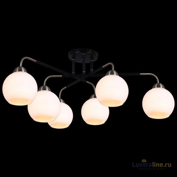 Люстра на штанге Illumico IL0252-6CSQ-79 BK AB