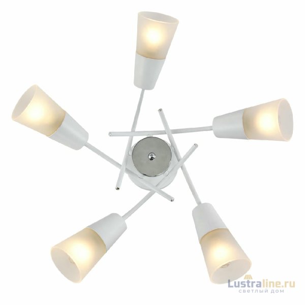 Люстра на штанге Escada Calla 1109/5P White