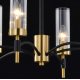 Люстра на штанге Illumico IL5177-6PLS-29 BRASS TUBO