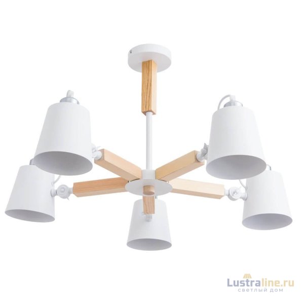 Потолочная люстра Arte Lamp A7141PL-5WH Потолочная люстра Arte Lamp A7141PL-5WH