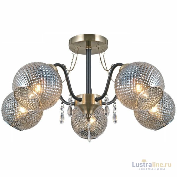 Люстра на штанге Illumico IL0432-5CSQ-29 AB BK