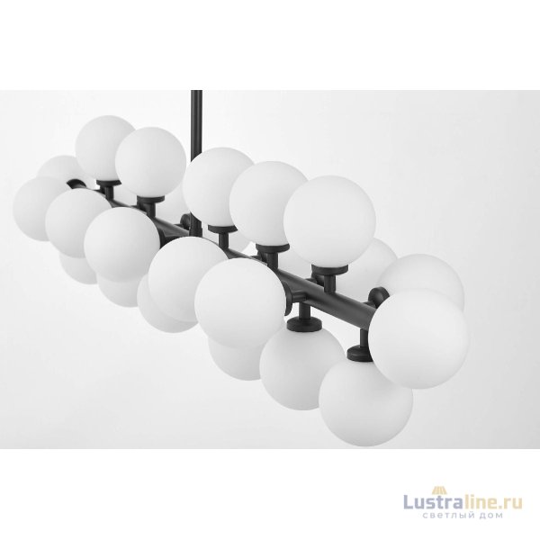 Люстра на штанге Lumina Deco Marsiada LDP 6033-24 BK