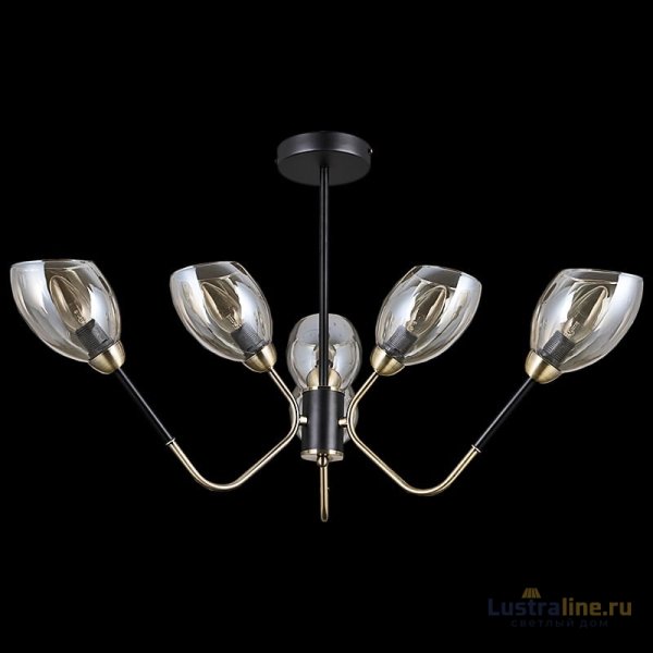 Люстра на штанге Illumico IL9960-6CSQ-79 BK AB Люстра на штанге Illumico IL9960-6CSQ-79 BK AB
