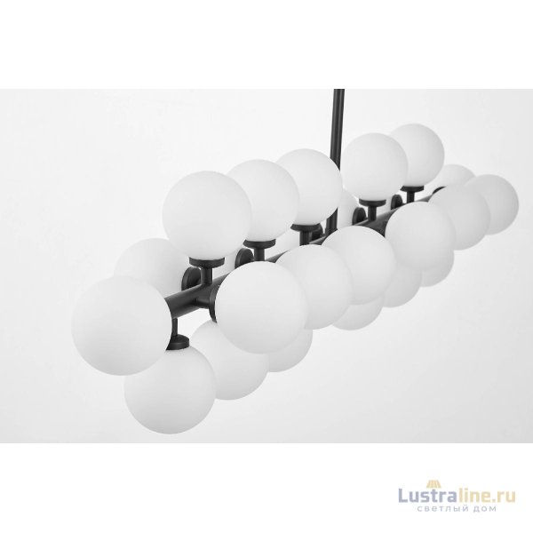 Люстра на штанге Lumina Deco Marsiada LDP 6033-24 BK