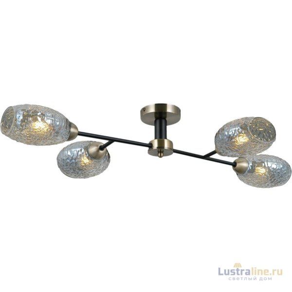 Люстра на штанге Illumico IL0285-4CSQ-79 BK AB Люстра на штанге Illumico IL0285-4CSQ-79 BK AB