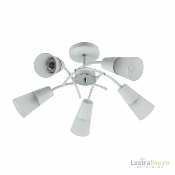 Люстра на штанге Escada Calla 1109/5P White