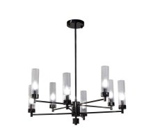 Люстра на штанге AM Group INDIGO SP8 PEARL BLACK