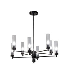 Люстра на штанге AM Group INDIGO SP8 PEARL BLACK
