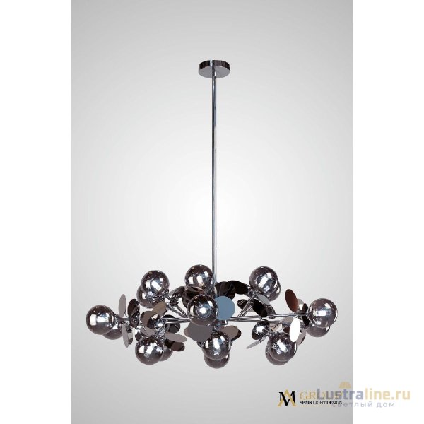 Люстра на штанге AM Group AM392 SP18 CHROM