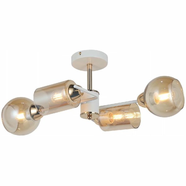 Люстра на штанге Illumico IL8243-4COU-79 WH GD