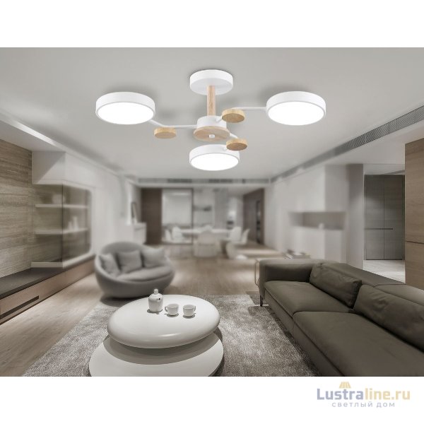 Люстра на штанге Ambrella Light Linetech Comfort FL4855 Люстра на штанге Ambrella Light Linetech Comfort FL4855