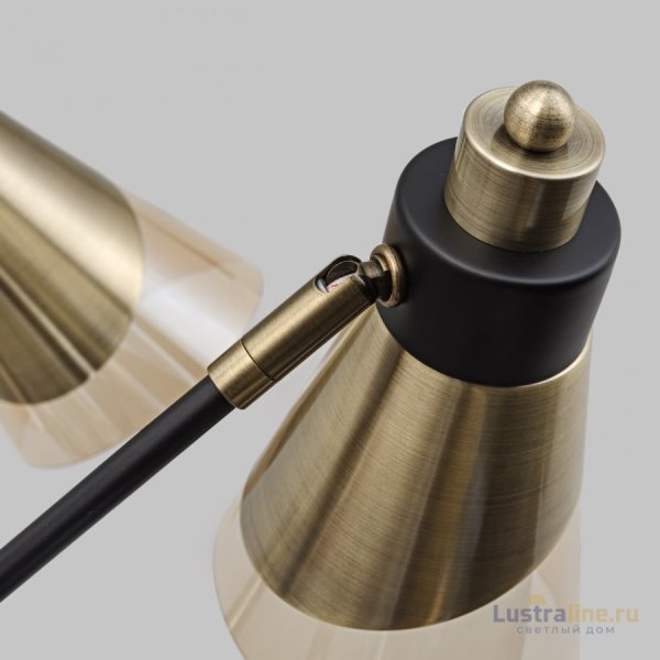 Люстра на штанге IMEX MD.51902-5-S-BK+AB Люстра на штанге IMEX MD.51902-5-S-BK+AB