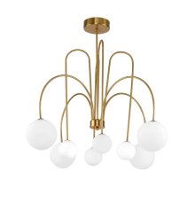 Люстра на штанге Delight Collection KG1213P-8 brass