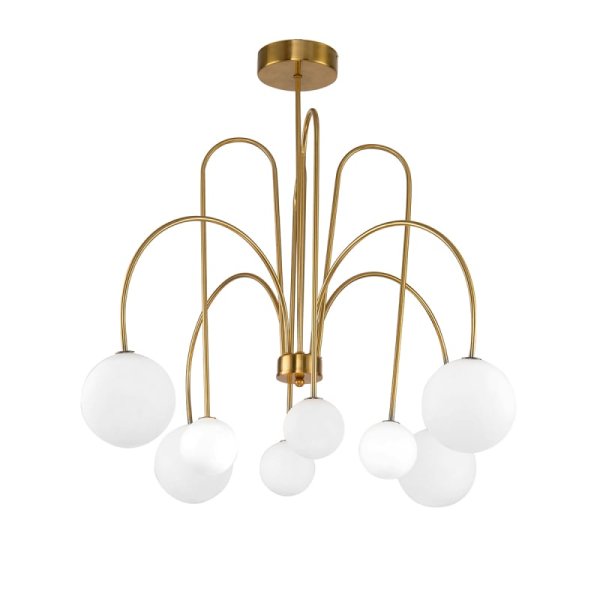 Люстра на штанге Delight Collection KG1213P-8 brass