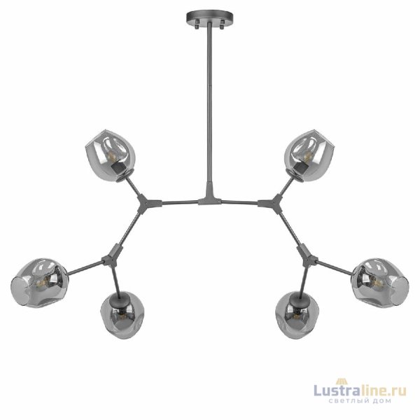 Люстра на штанге AM Group LOFT-6 BK
