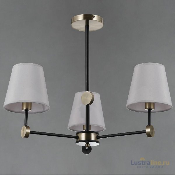 Люстра на штанге Illumico IL0394-3CSQ-24 BK AB CASTOR