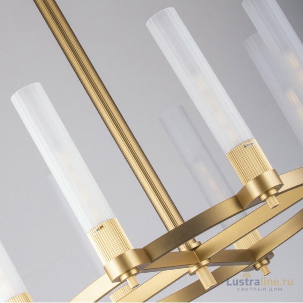 Люстра на штанге DeLight Collection MD2314-8A antique brass