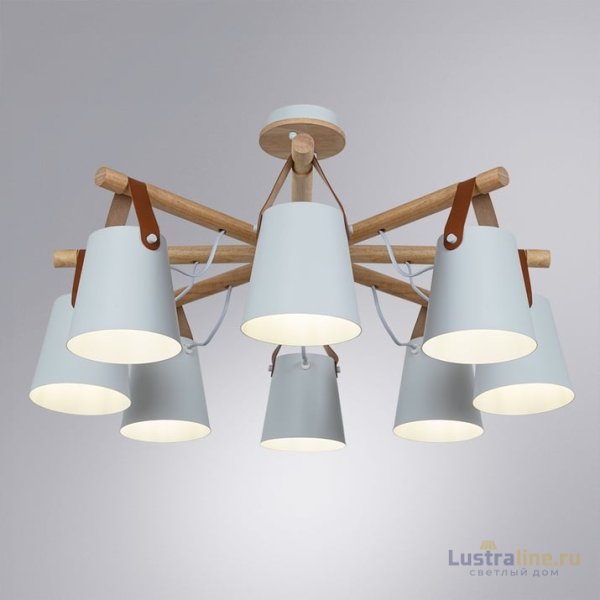Люстра на штанге Arte Lamp Thomas A7032PL-8WH Люстра на штанге Arte Lamp Thomas A7032PL-8WH