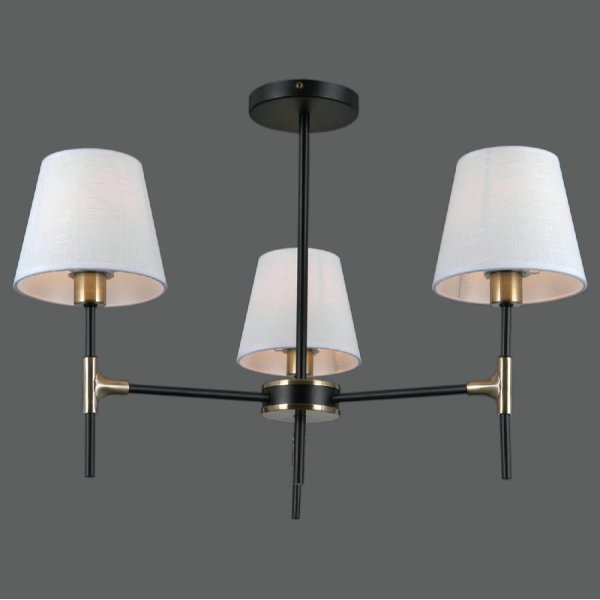 Люстра на штанге Illumico IL0185-3CSQ-24 BK AB CASTOR