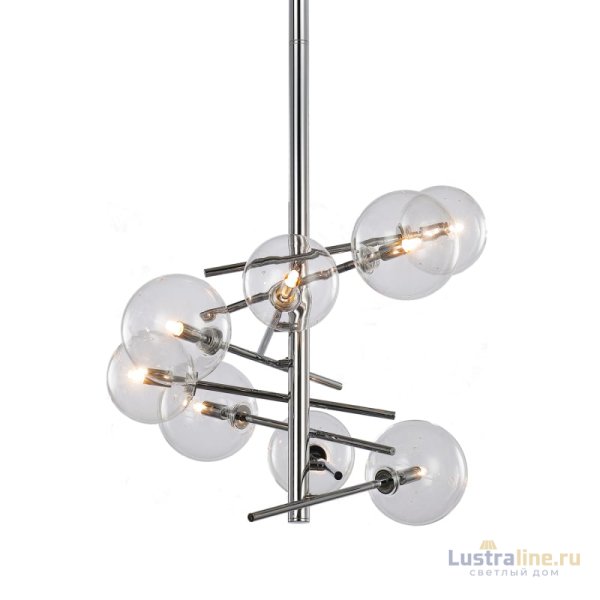 Люстра на штанге Delight Collection Globe Mobile MX19009070-8A chrome Люстра на штанге Delight Collection Globe Mobile MX19009070-8A chrome