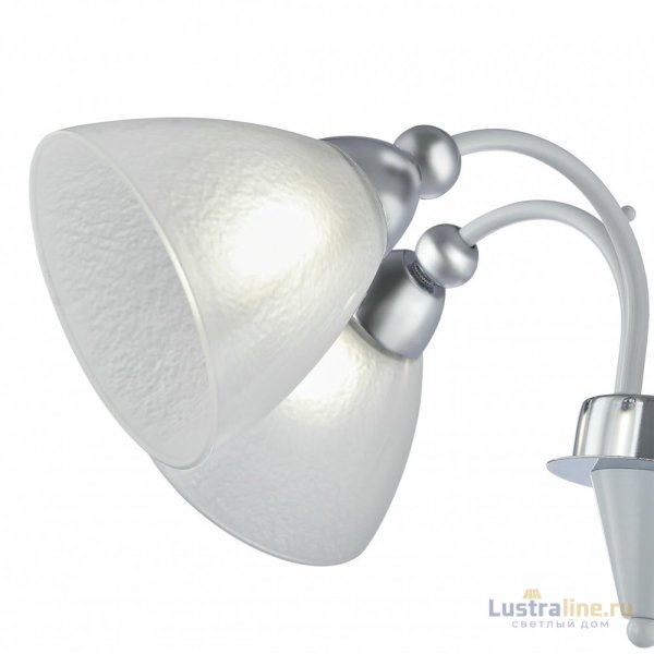 Люстра на штанге Arte Milano Napoli 326008/5 WH+CR Люстра на штанге Arte Milano Napoli 326008/5 WH+CR