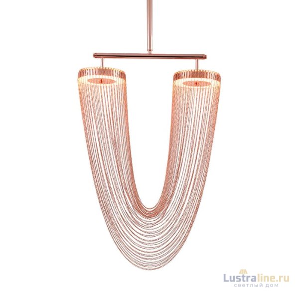 Люстра на штанге Delight Collection Otero 8608P copper